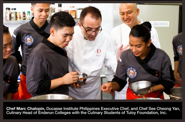 Chef Marc Chalopin and Chef See Cheong Yan