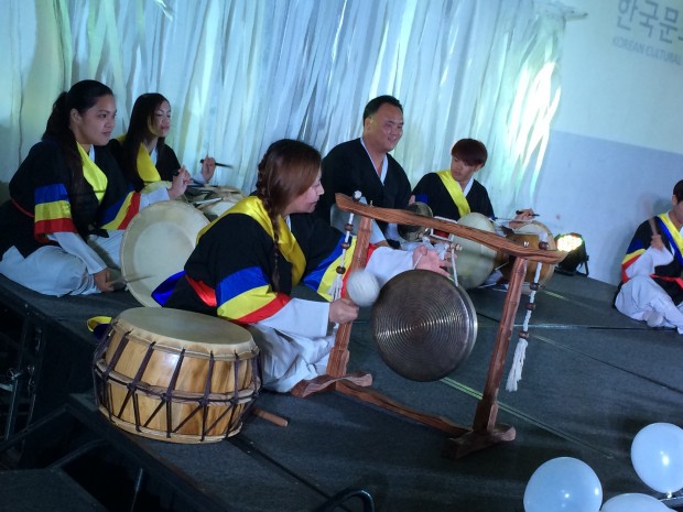 Performers from the Korean Cultural Center in Manila