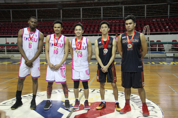 Vidal was recently recognized as one of the Mythical Five by MNCAA (second from right)