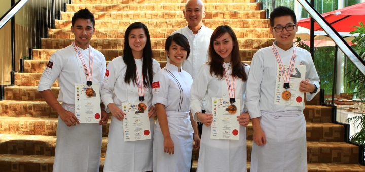 Four Enderun Colleges students namely Calvin Cu, Noel Mauricio, SafaRodas, and Monica Yang won the Battle of the IACC Trophy Challenge of the Asian Culinary Challenge in Pahang, Malaysia.