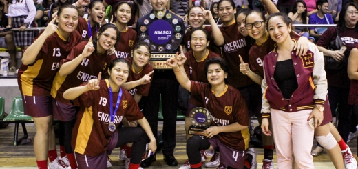 Enderun Colleges' Lady Titans emerge as champion in the 16th NAASCU Women's Divison (Photo by Nichol Lopez).