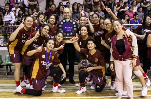 Enderun Colleges' Lady Titans emerge as champion in the 16th NAASCU Women's Divison (Photo by Nichol Lopez).