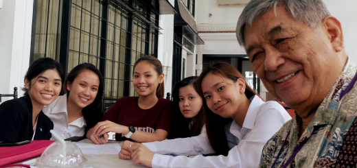 Members of the Journalism Club with their mentor and INK Editor, Sir Arnaldo.