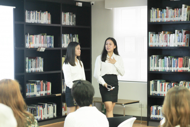 Hosting the event were two of the organizers, Enderun League for Economic Development members and Economics majors Jo Balanay and Jazen Abawag.