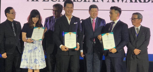 Enderun Alumnus Rey Moraga receives Asia’s Young Professional Award of the Year during the AFECA Awards 2019